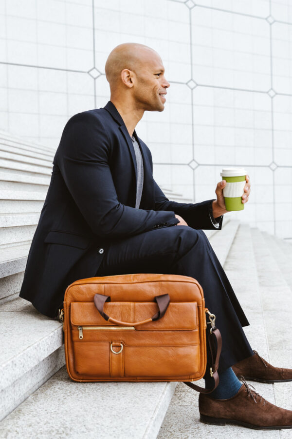 Cartella business in pelle - immagine 5