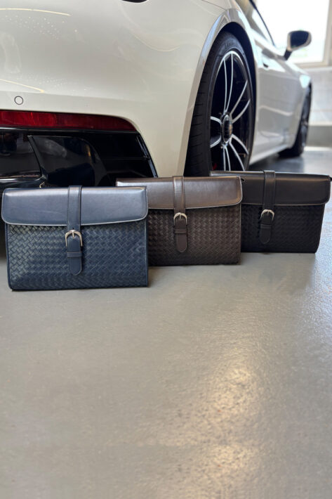 Laptoptasche aus Leder