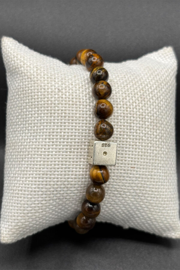 Diamond cube Armband Braun - Weißgold 14k – Bild 4